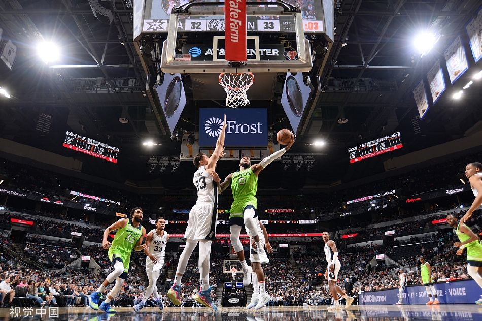 [NBA]森林狼149-139马刺 唐斯爆砍60分