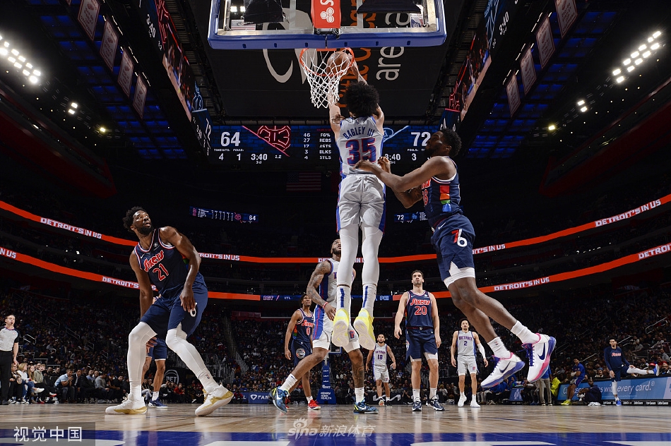 [NBA常规赛]76人94-102活塞