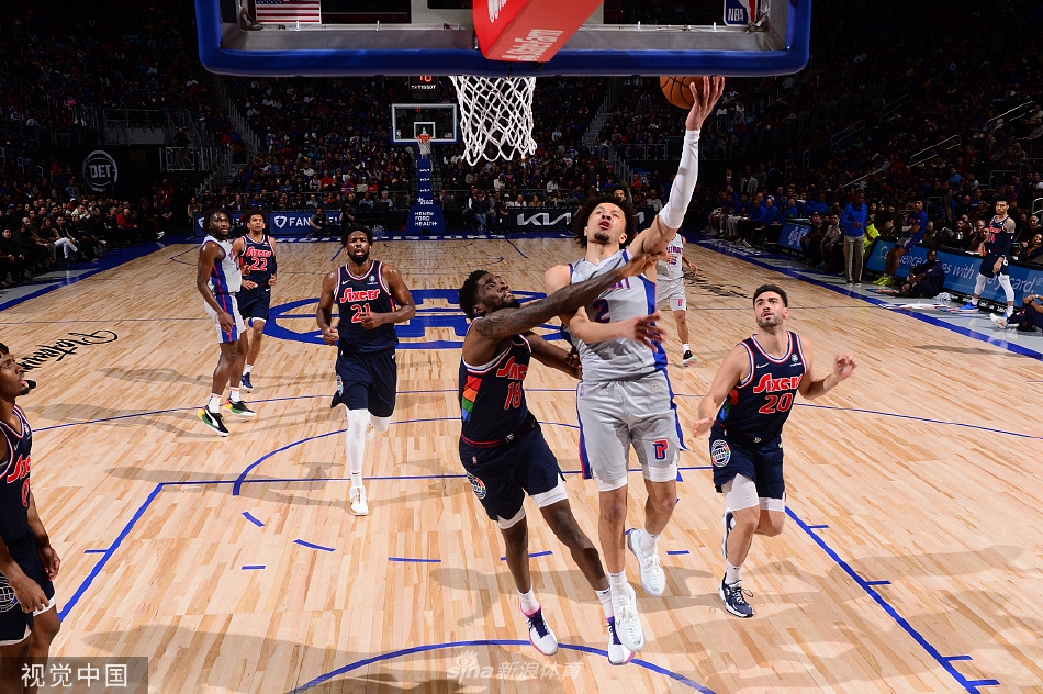 [NBA常规赛]76人94-102活塞