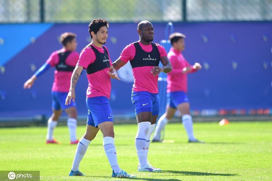 上海申花备战训练