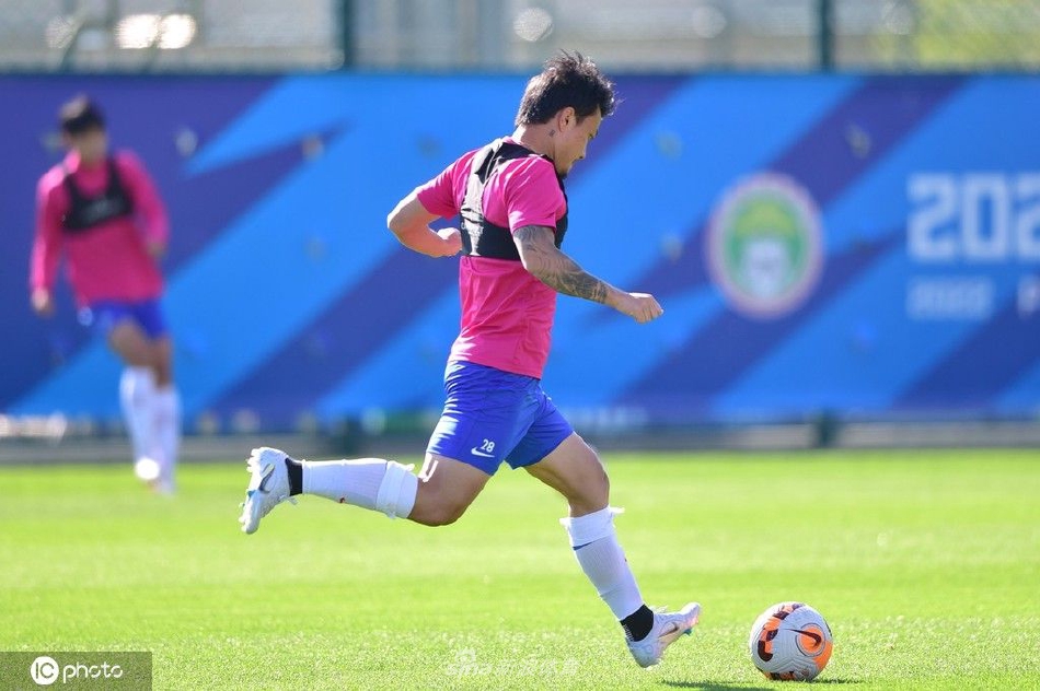 上海申花备战训练