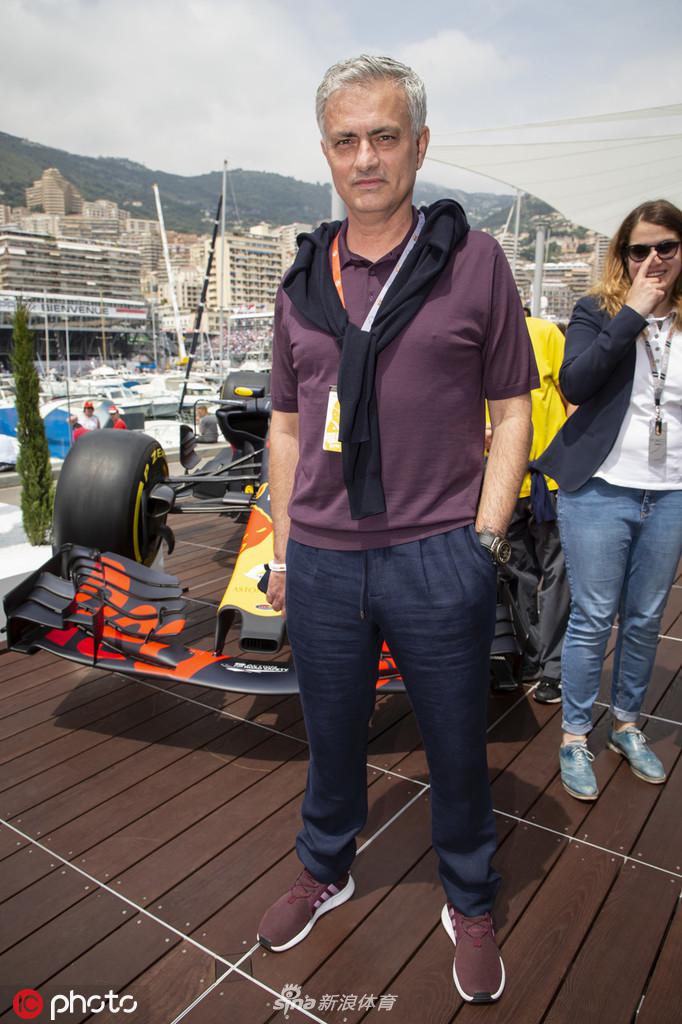 穆里尼奥观战F1摩纳哥站