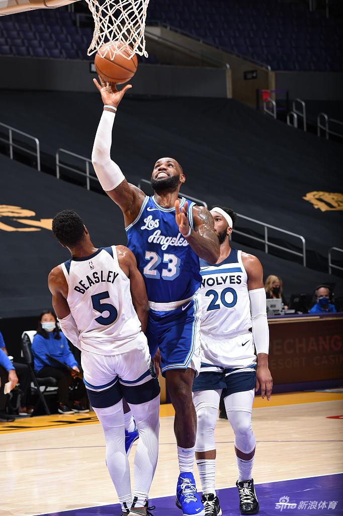 [NBA常规赛]森林狼91-127湖人