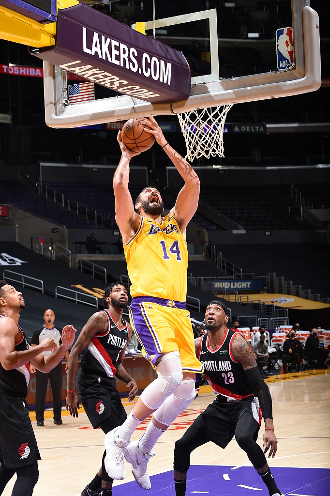 [NBA常规赛]开拓者115-107湖人