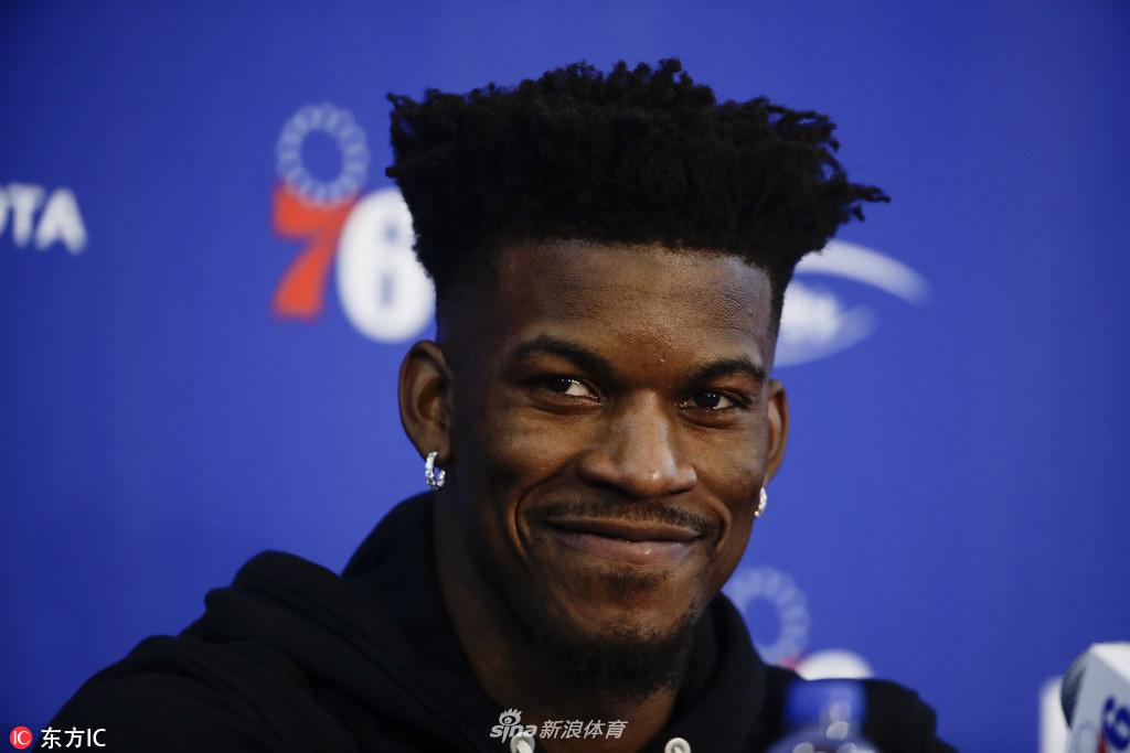 巴特勒正式亮相76人队 身穿23号球衣