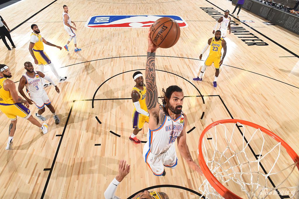 [NBA常规赛]雷霆105-86湖人 保罗21分力压詹姆斯