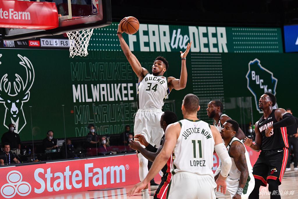 [NBA常规赛]雄鹿23分大逆转热火 锁定东部第一