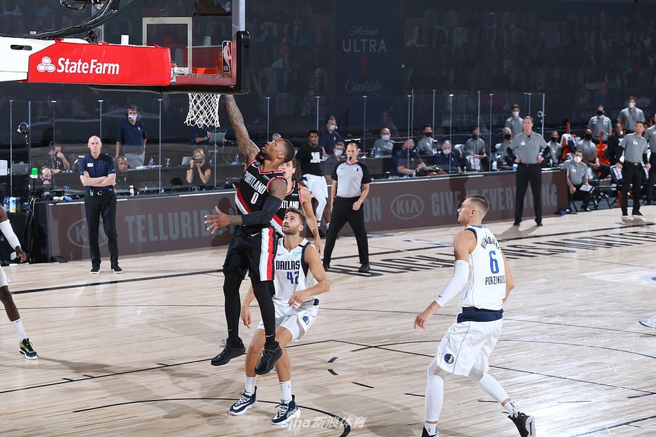 [NBA]开拓者134-131独行侠 利拉德狂轰61分