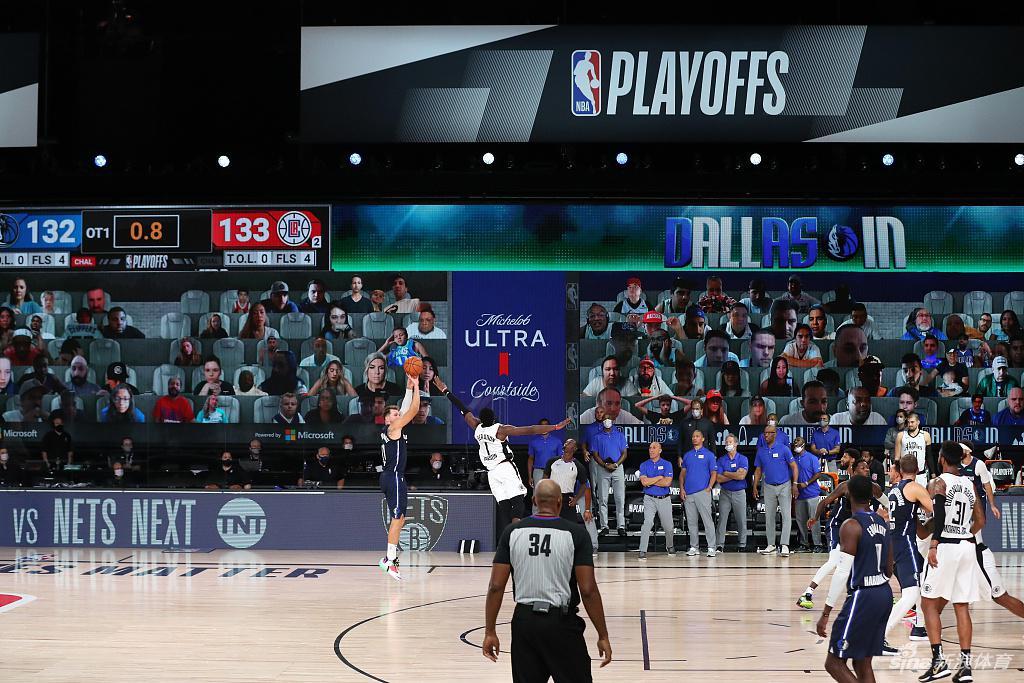 [NBA季后赛]快船133-135独行侠 东契奇43分送绝杀