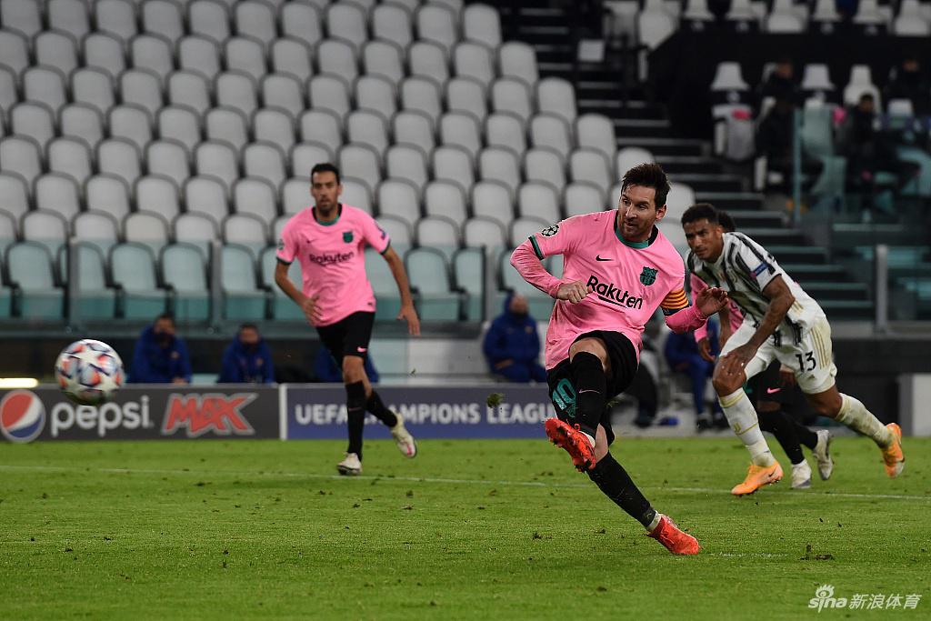 [欧冠]巴萨2-0完胜尤文 梅西点球+助攻