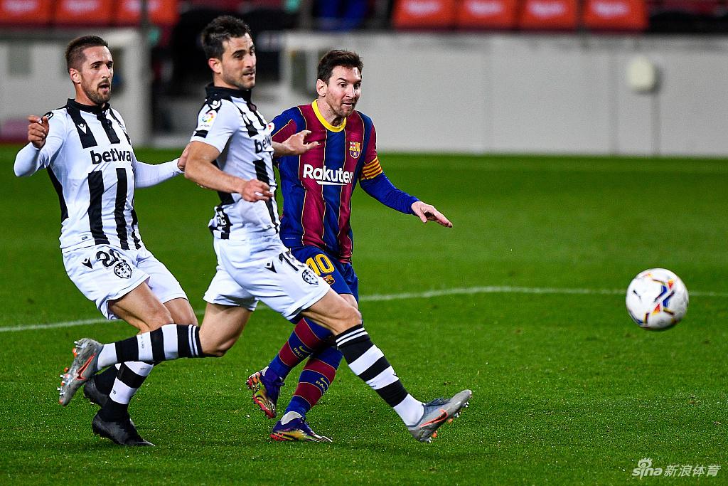 [西甲]巴萨1比0莱万特 梅西破门夺主场3连胜