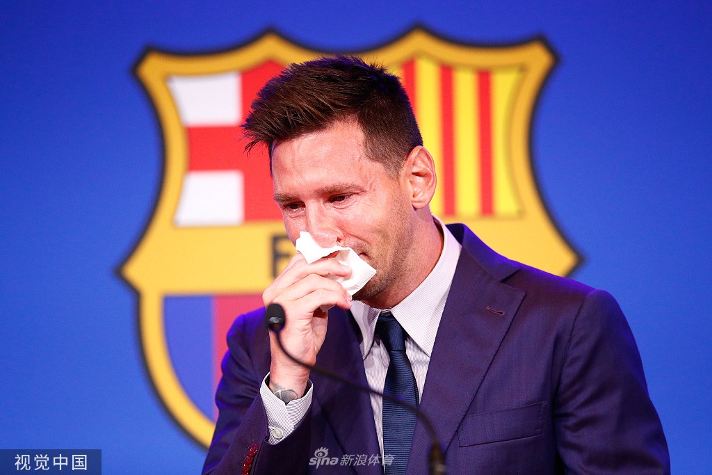 梅西洒泪告别发布会：要和这的一切告别