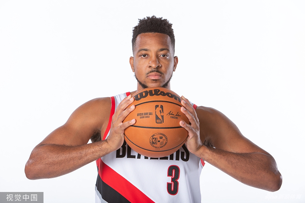 开拓者队媒体日拍摄新赛季写真