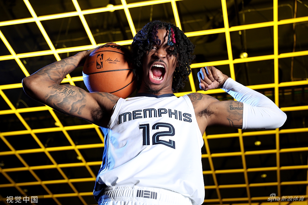 灰熊队媒体日拍摄新赛季写真