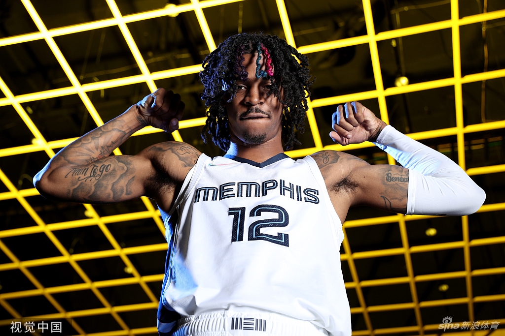 灰熊队媒体日拍摄新赛季写真