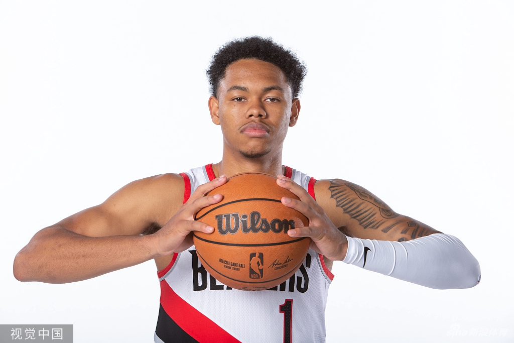 开拓者队媒体日拍摄新赛季写真