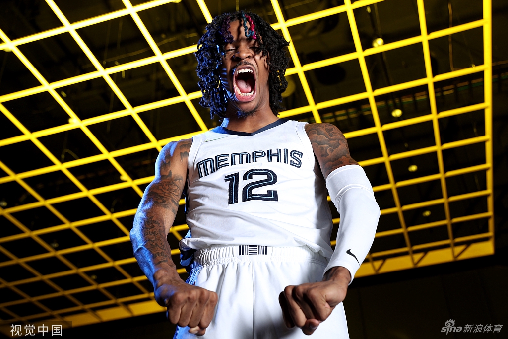 灰熊队媒体日拍摄新赛季写真