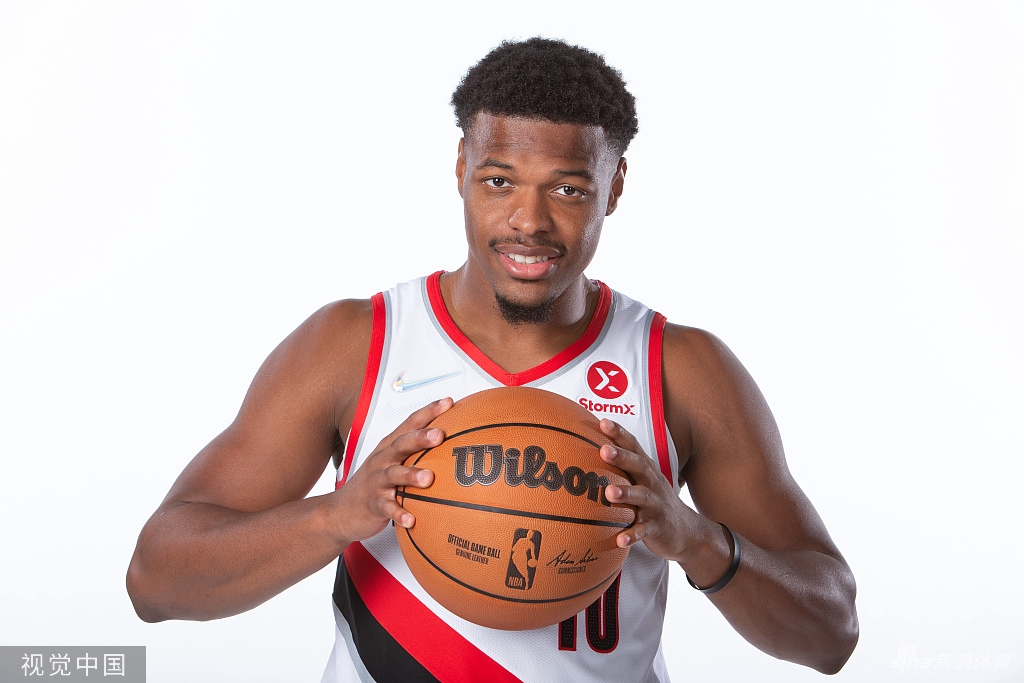 开拓者队媒体日拍摄新赛季写真