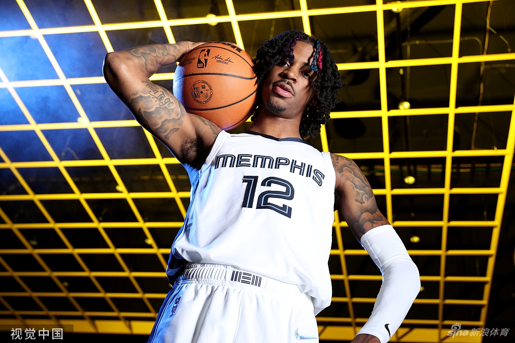 灰熊队媒体日拍摄新赛季写真