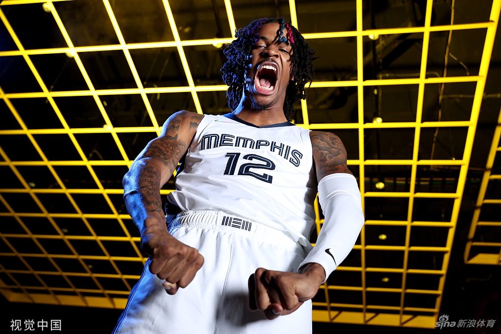 灰熊队媒体日拍摄新赛季写真