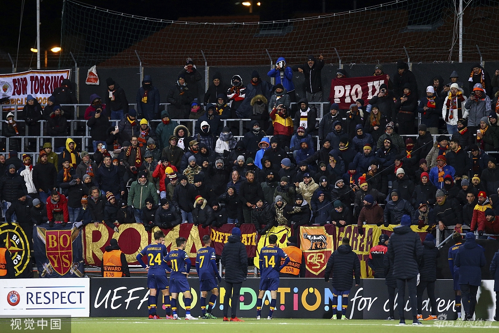 [欧协杯]罗马客场1-6挪威冠军