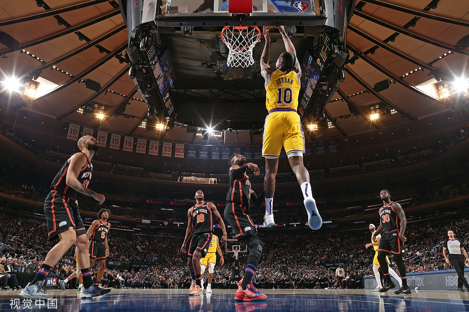 [NBA常规赛]湖人100-106尼克斯