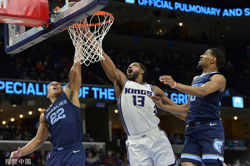 [NBA常规赛]灰熊五人得分上双 国王101-128灰熊