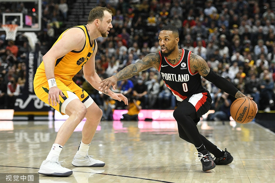 [NBA常规赛]开拓者107-129爵士