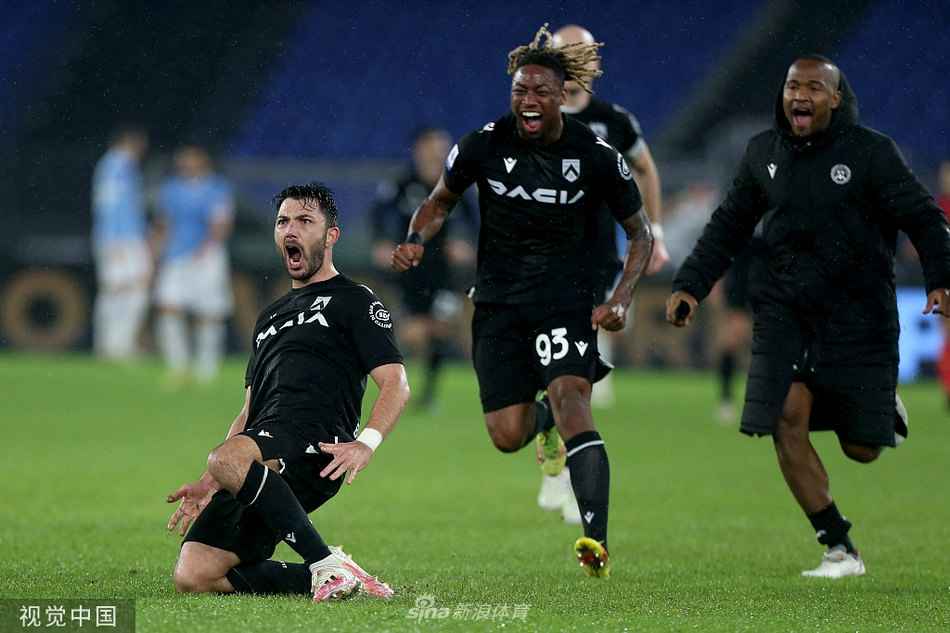 [意甲]拉齐奥4-4乌迪内斯 阿尔斯兰绝平