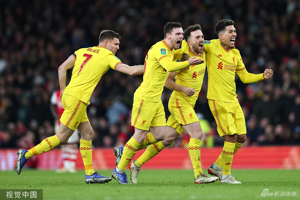 [英联杯]十人阿森纳0-2利物浦