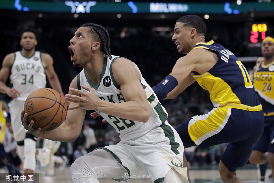 [NBA]步行者119-128雄鹿 字母哥50+14