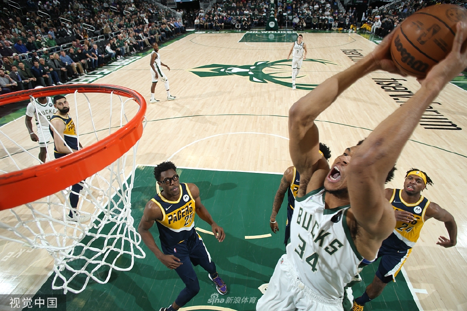 [NBA]步行者119-128雄鹿 字母哥50+14