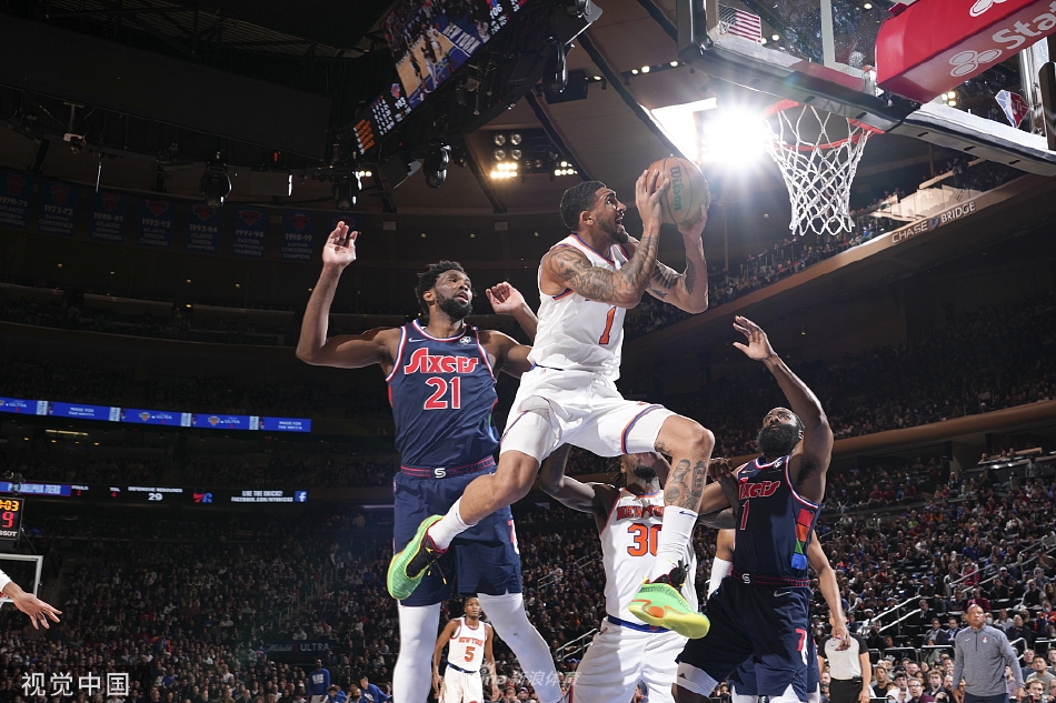 [NBA]76人125-109尼克斯 大帝37分哈登三双