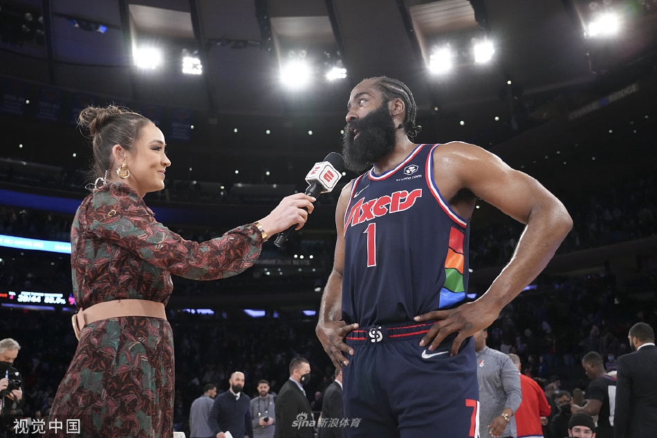 [NBA]76人125-109尼克斯 大帝37分哈登三双