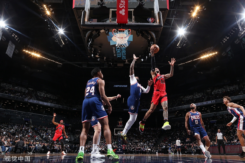 [NBA]猛龙133-97篮网 KD西帝坐看大败