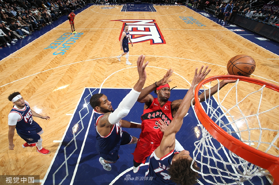 [NBA]猛龙133-97篮网 KD西帝坐看大败