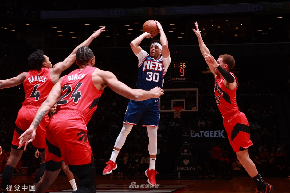 [NBA]猛龙133-97篮网 KD西帝坐看大败