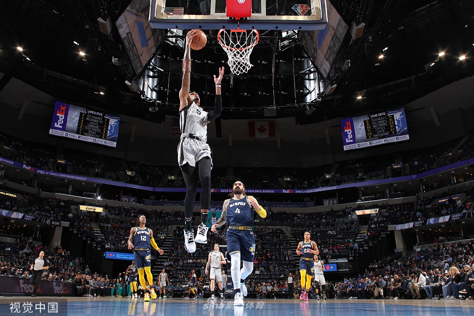 [NBA]马刺105-118灰熊 莫兰特豪取52分