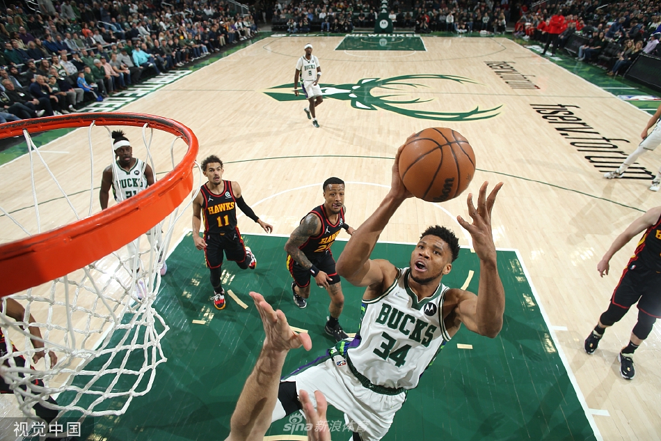 [NBA]老鹰115-124雄鹿 字母哥43分12板