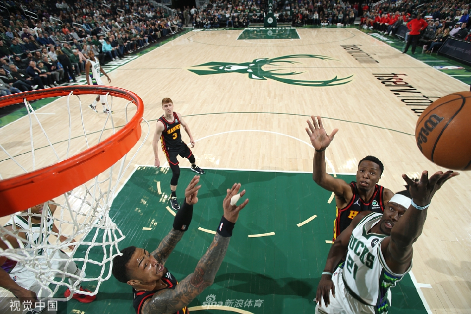 [NBA]老鹰115-124雄鹿 字母哥43分12板