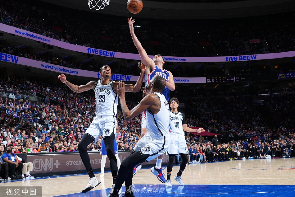 [NBA]篮网129-100大胜76人 杜兰特击溃哈登大帝