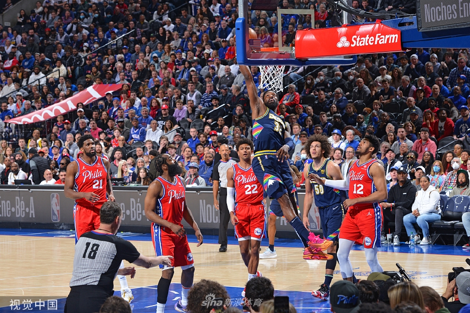 [NBA]掘金114-110克76人 约基奇力压大帝哈登