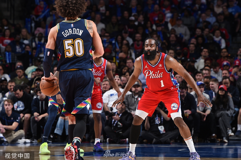 [NBA]掘金114-110克76人 约基奇力压大帝哈登