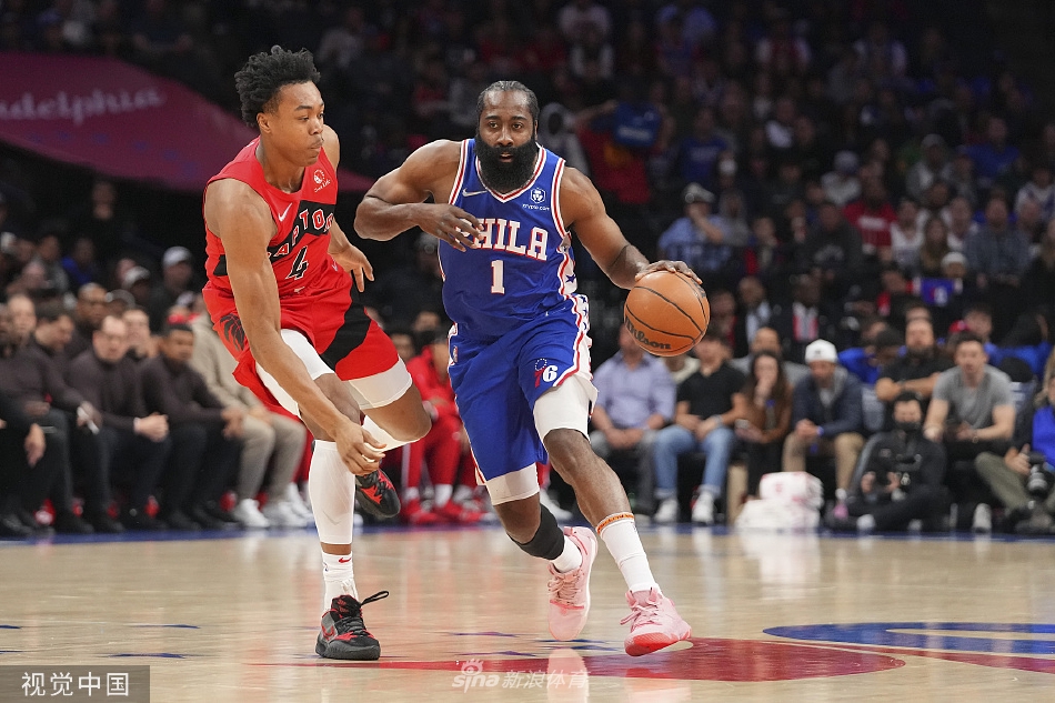 [NBA]猛龙93-88克76人 大帝21+13哈登准三双