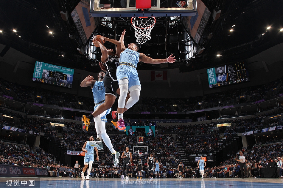 [NBA]篮网120-132灰熊 欧文杜兰特合砍78分