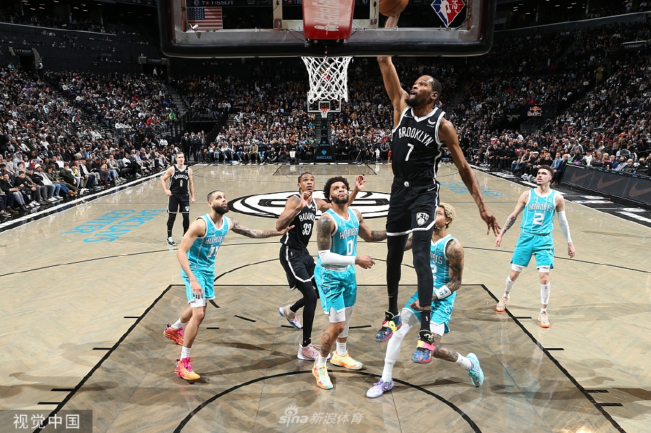 [NBA]黄蜂119-110篮网 杜兰特空砍27+8