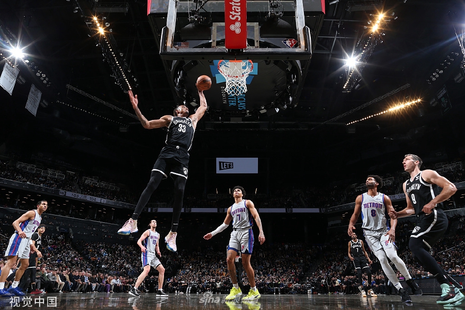 [NBA]活塞123-130篮网 杜兰特砍41分