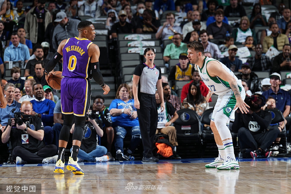 [NBA]湖人110-128独行侠 威少25+8