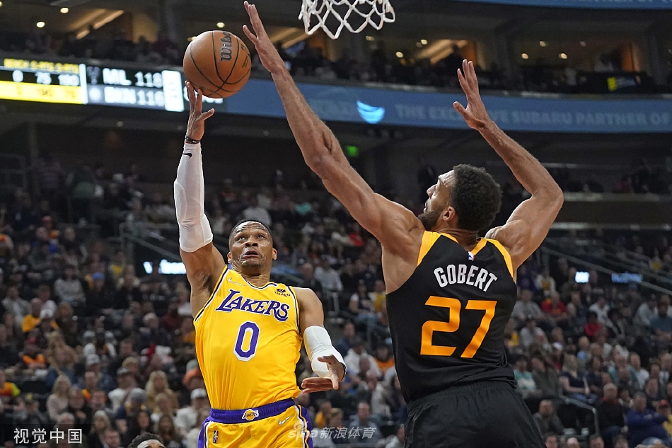 [NBA]湖人109-122爵士 威少24+7难救主