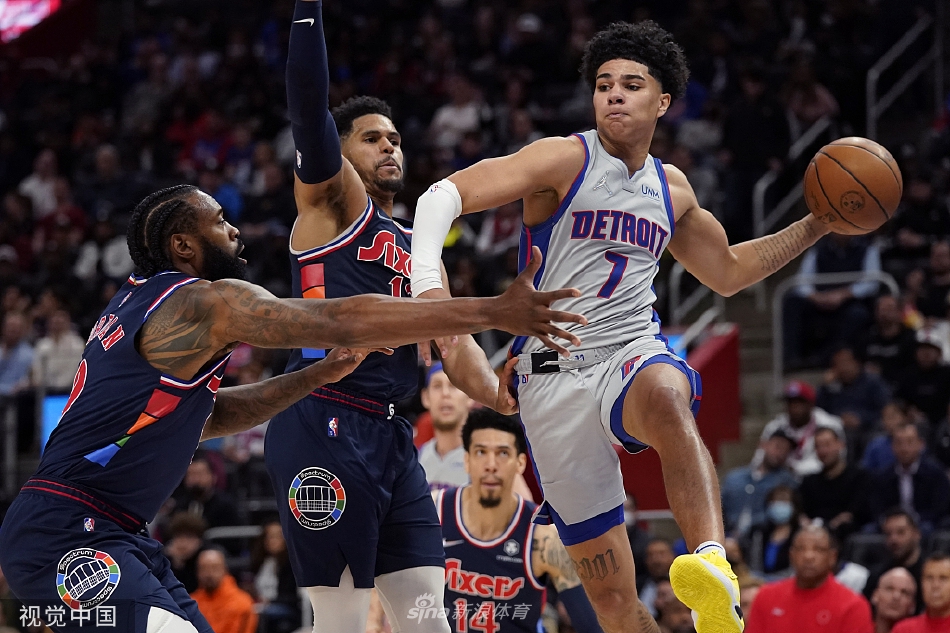 [NBA常规赛]76人94-102活塞